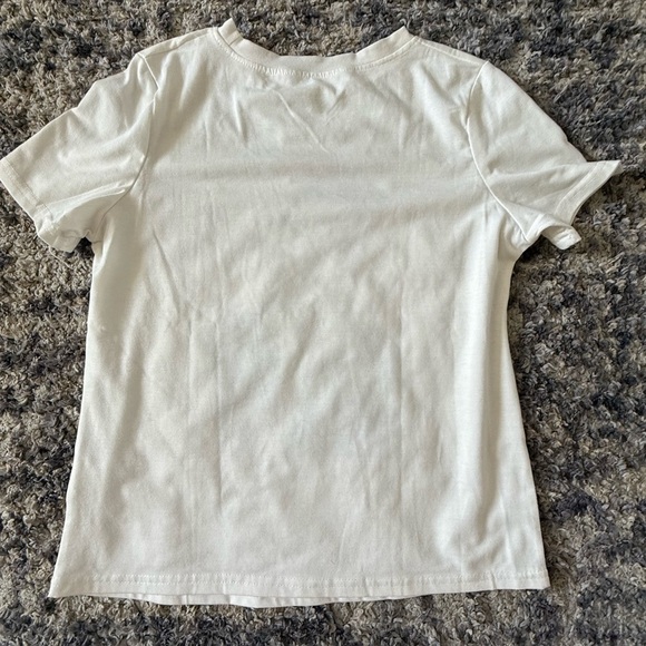White T-Shirt with Graphic Print - Picture 4 of 6